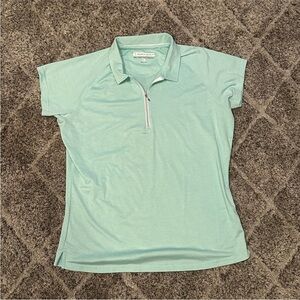 Pebble Beach Women’s Dry Luxe Performance Golf Polo Shirt | Mint Green XL